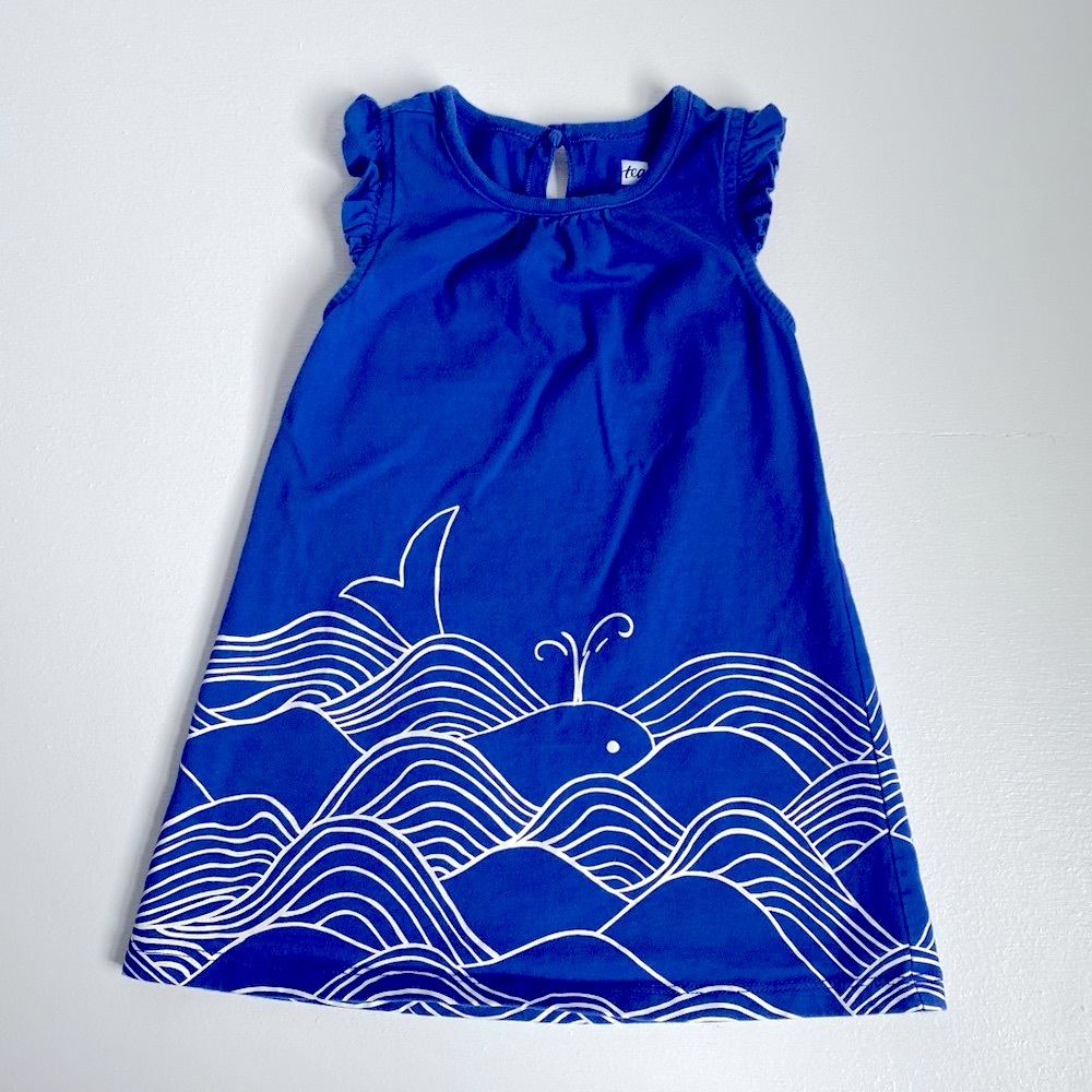 Tea Collection Baby Ruffle Sleeve Dress 18-24m